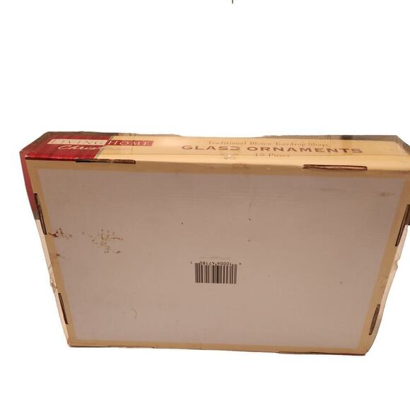 Vintage Living Home Traditional Blown Glass Teardrop Shape Ornaments Set Of 18 - Picture 3 of 4